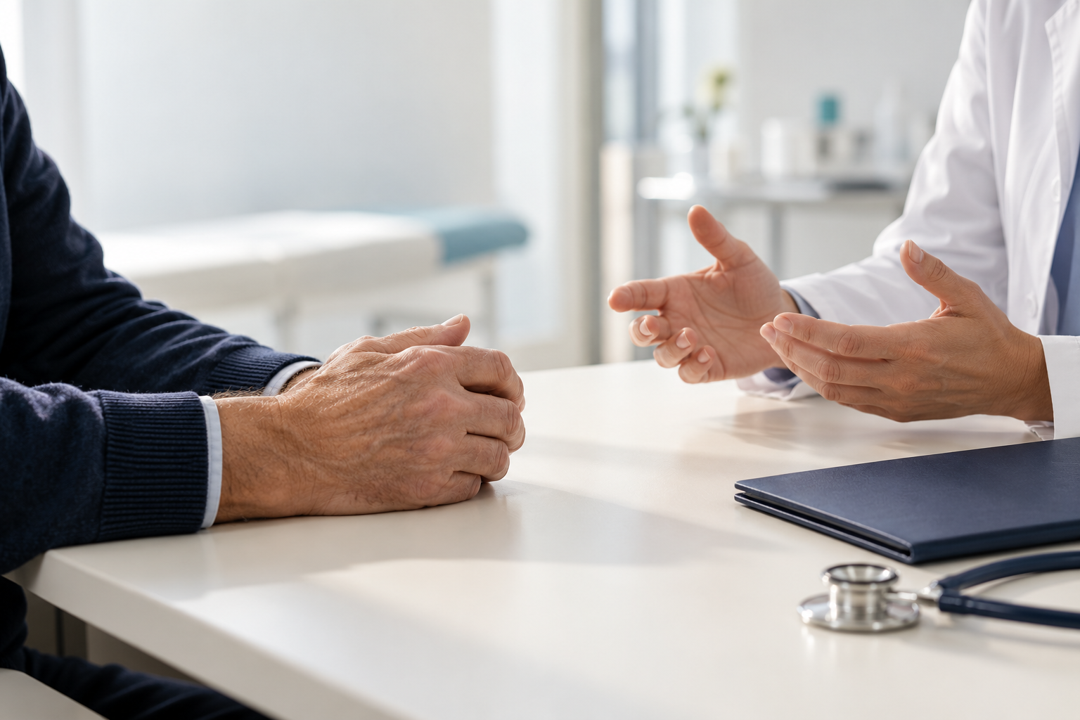 Immagine illustrativa di un colloquio medico